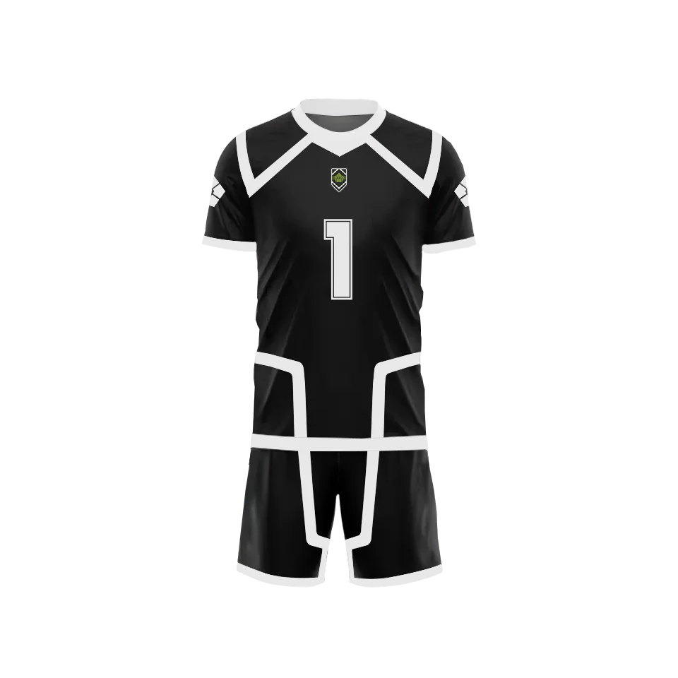 Equipación entrenamiento negra