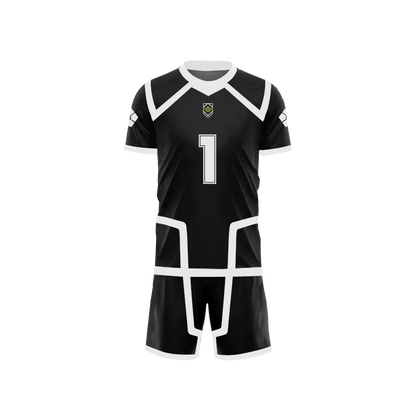 Equipación entrenamiento negra